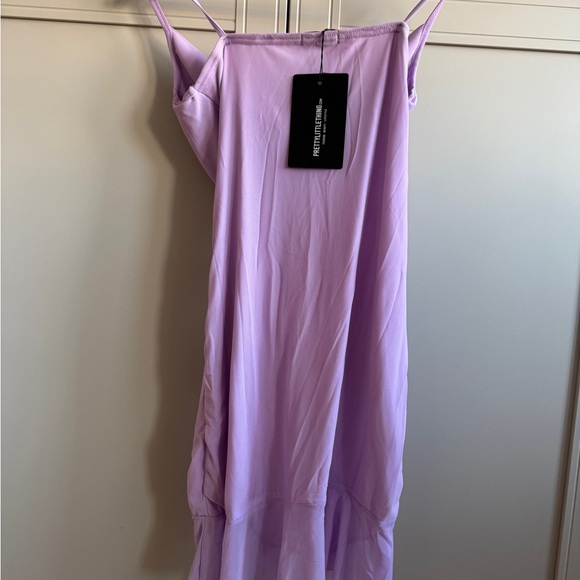 PrettyLittleThing Lilac Asymmetrical Dress - Picture 4 of 7